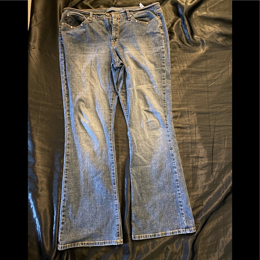Flare stretch jeans I believe size 16